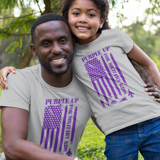 Purple Up for Military Kids Shirt, Men, Women, and Kids - SBS T Shop