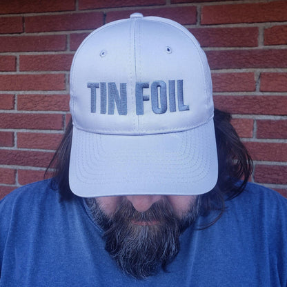 Tin Foil Hat, Embroidered Ball Cap, Conspiracy Theorist Gift,Free Thinker, Escape the Matrix, Tinfoil, mind control, wild ideas - SBS T Shop