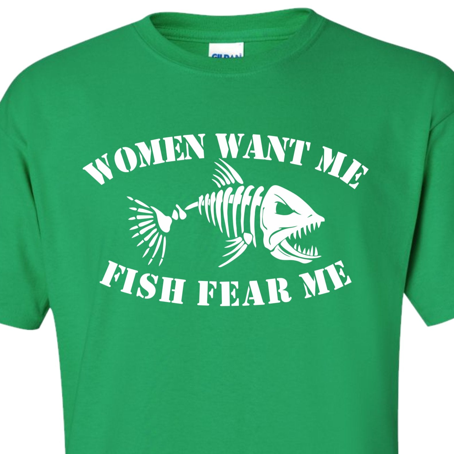 Women Want Me, Fish Fear Me T Shirt, Fishing Tee Shirt XL / Royal