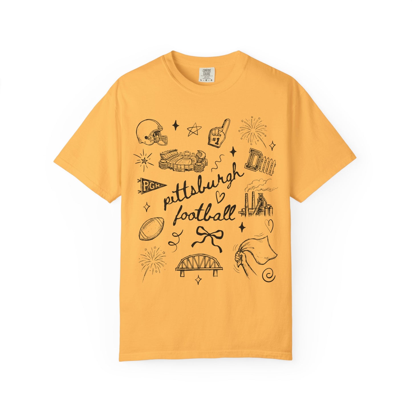 Pittsburgh Football Game Day Tee, Yinzer Fan Gift