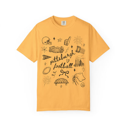 Pittsburgh Football Game Day Tee, Yinzer Fan Gift