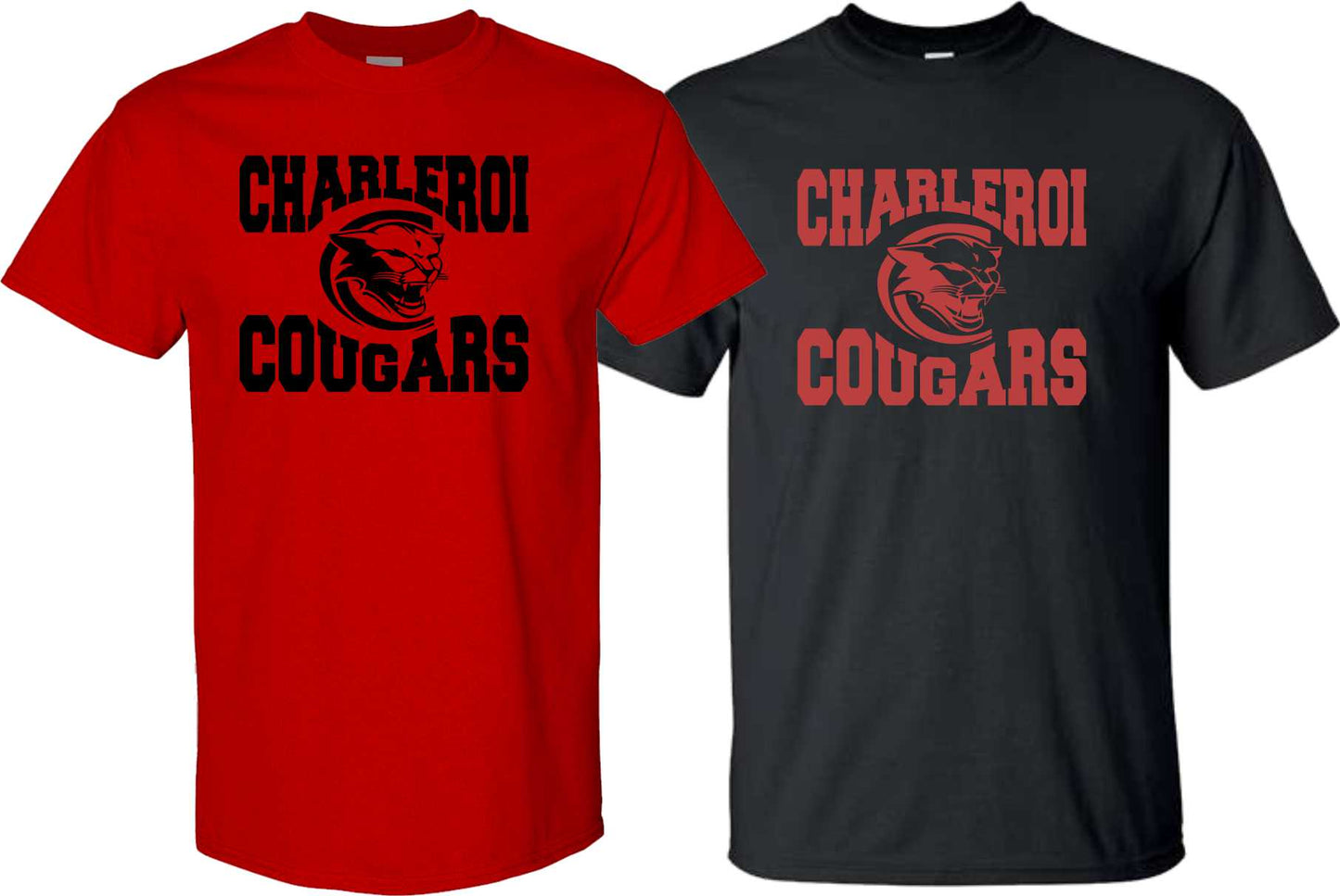 Charleroi Cougars Squeeze Print Shirt