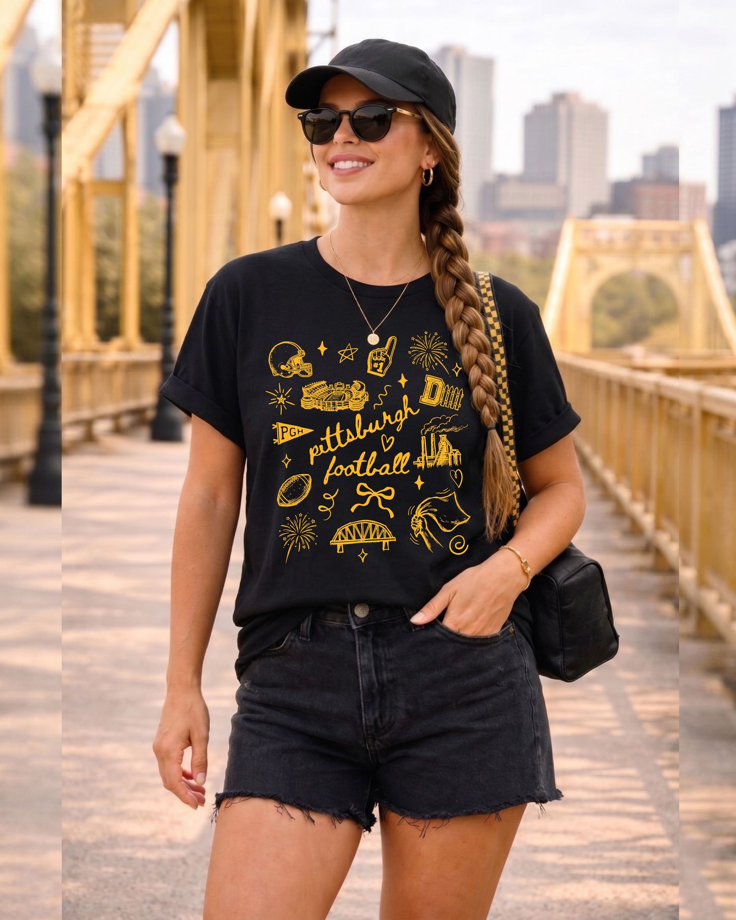 Pittsburgh Football Game Day Tee, Yinzer Fan Gift