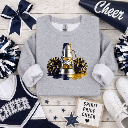 Ringgold Rams Cheer Paint Drip T-Shirt, Ladies T-Shirt, Sweatshirt or Hoodie
