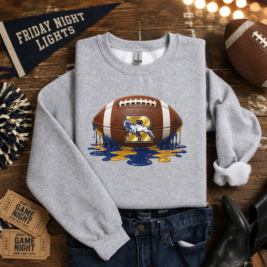 Ringgold Rams Football Paint Drip T-Shirt, Ladies T-Shirt, Sweatshirt or Hoodie