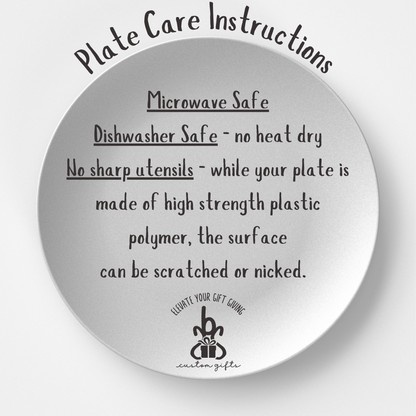 Custom Handwritten Recipe Plate - sbsTshop