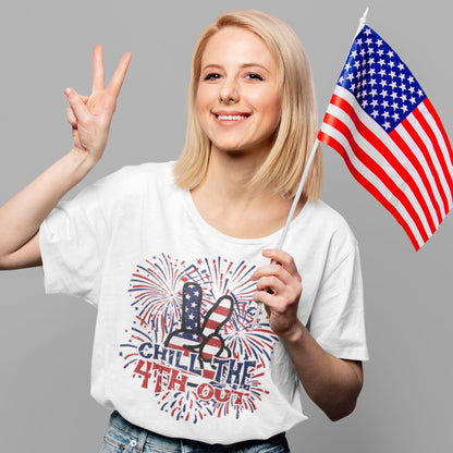 Chill the 4th Out Shirt, Fourth of July T-Shirt - SBS T Shop