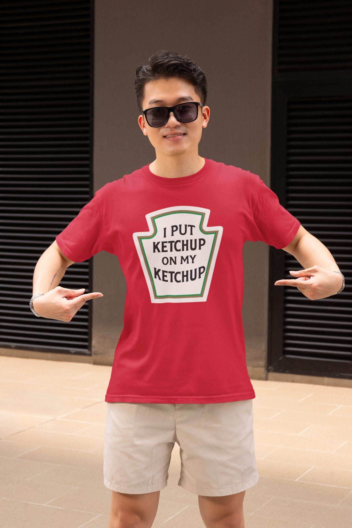 I put ketchup on my ketchup T shirt - SBS T Shop