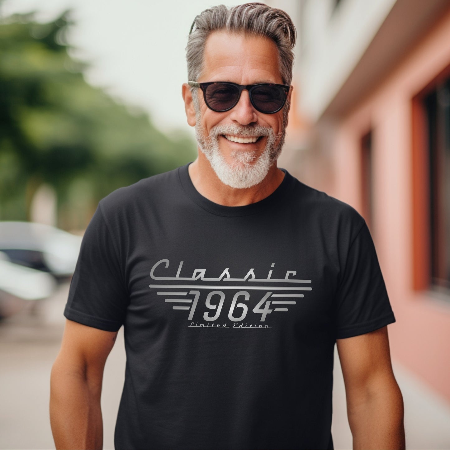 Classic 1964 Limited edition 60th birthday black t shirt.