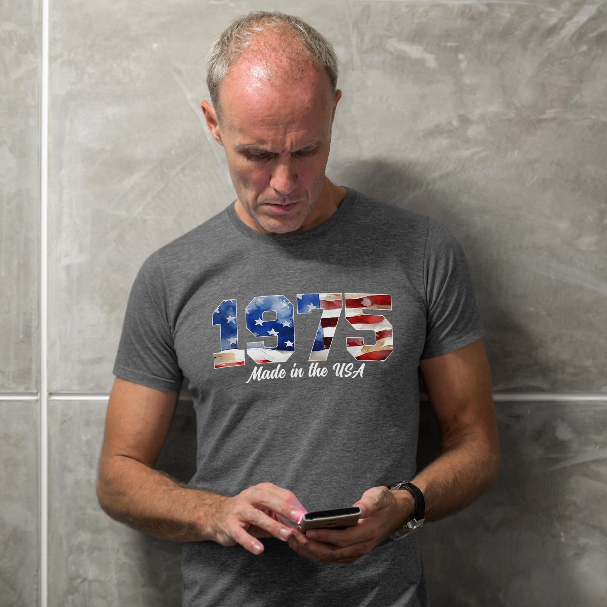 70th Birthday Shirt gift for Men, Born in 1956 Made in the USA, American Flag Grandpa Tee, Veteran Birthday Shirt, birthday gift for Pap