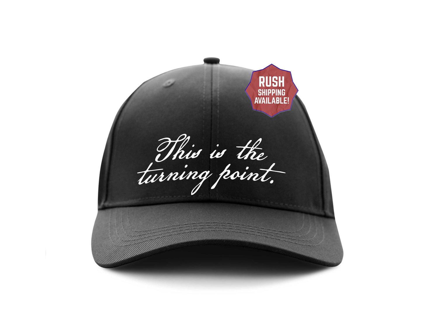 This is the turning point hat, American Flag Patriotic Tee, Memorial ball cap, Conservative Libertarian Freedom Faith Pro Life Rights USA