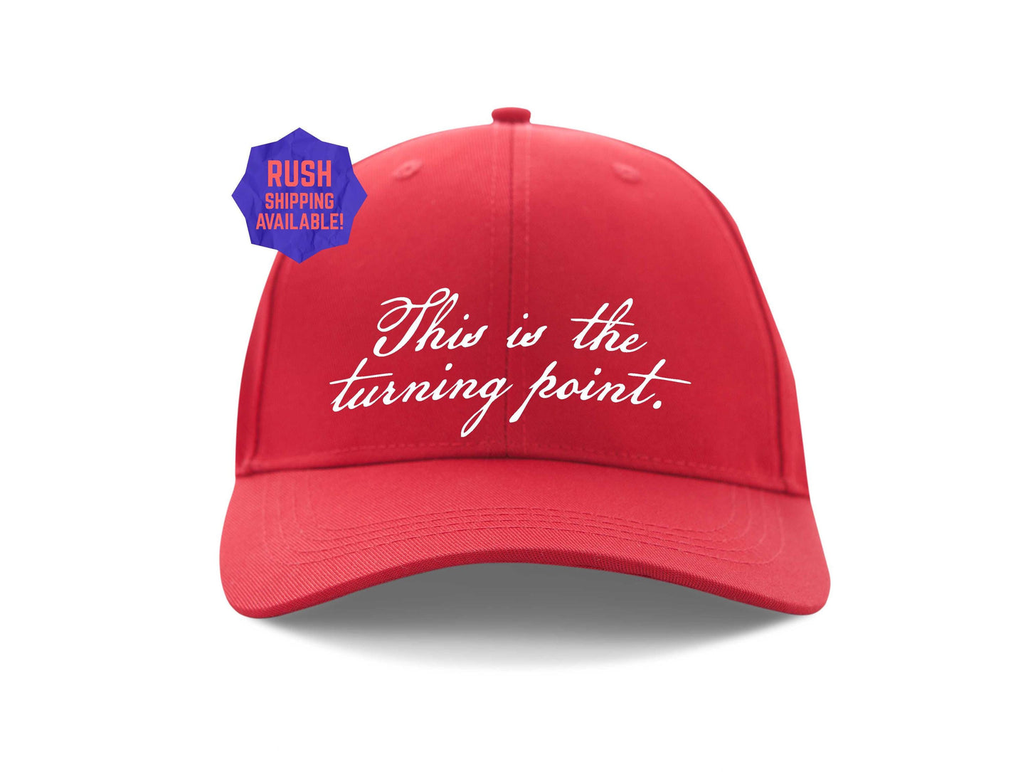 This is the turning point hat, American Flag Patriotic Tee, Memorial ball cap, Conservative Libertarian Freedom Faith Pro Life Rights USA