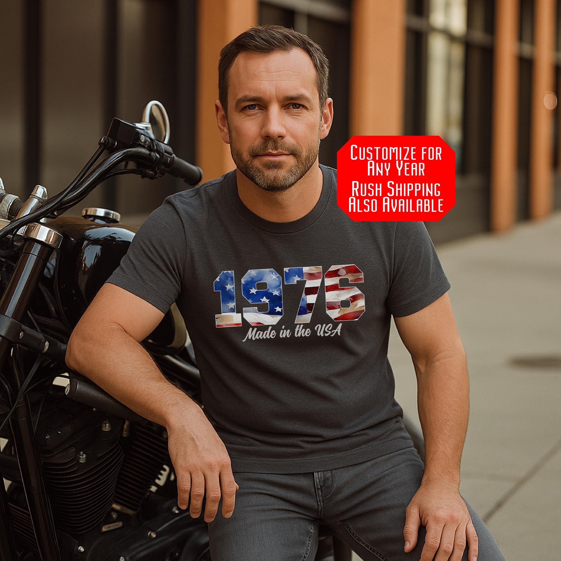 40th Birthday Shirt gift for Men, Born in 1986 Made in the USA, American Flag Dad Tee, Veteran Birthday Shirt, birthday gift for Uncle