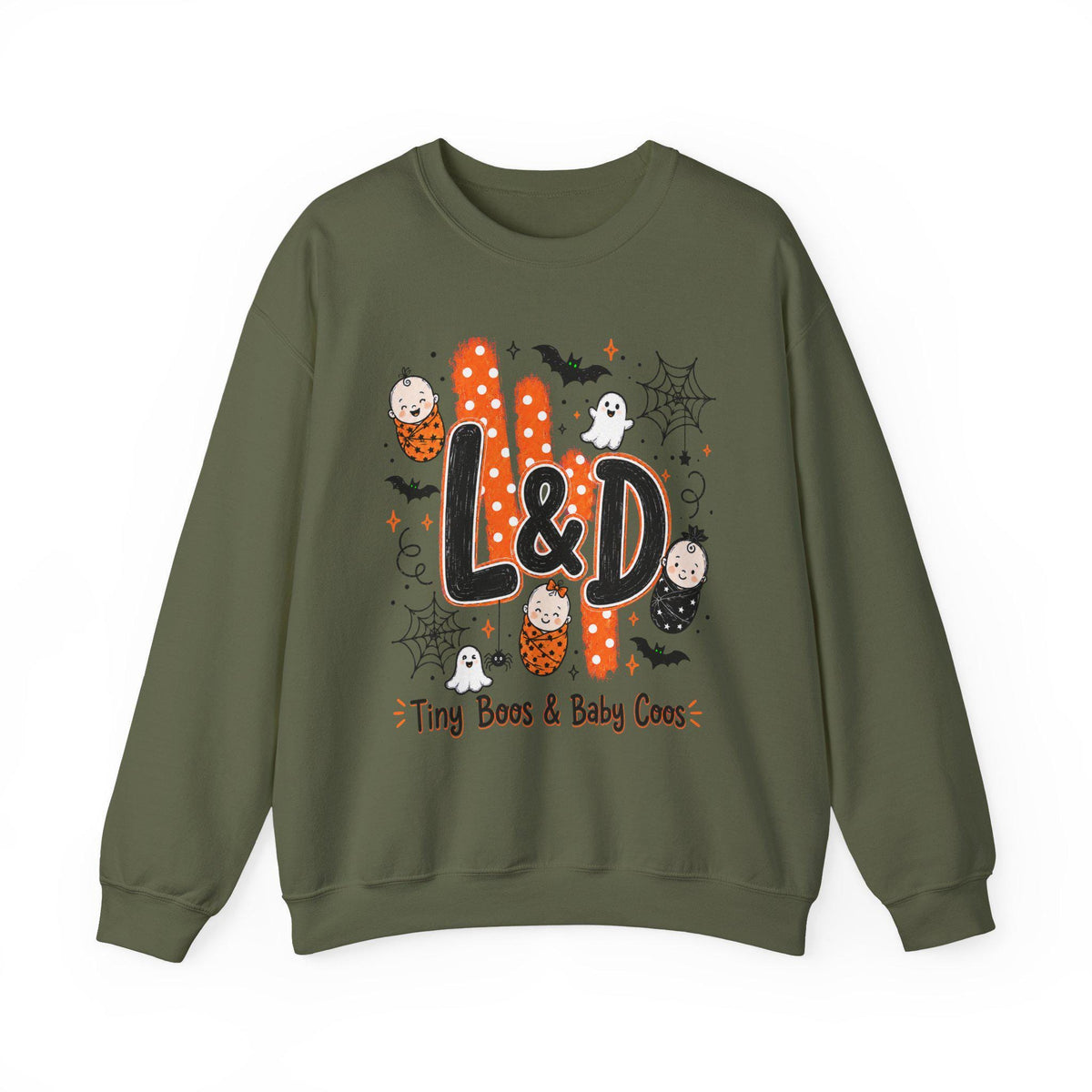 Labor and Delivery Nurse Halloween Sweatshirt or Comfort Colors Tee L&D Nurse Gift
