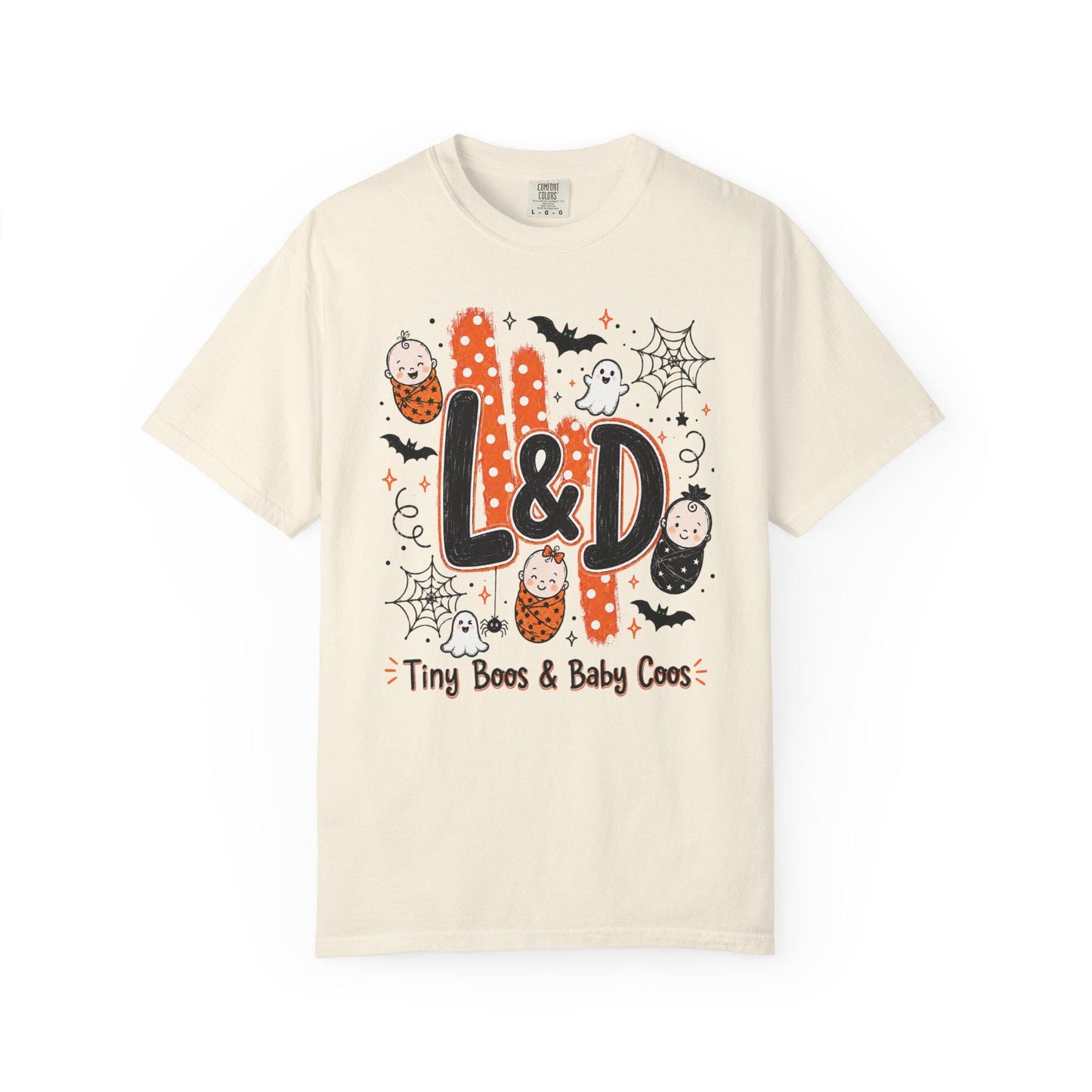 Labor and Delivery Nurse Halloween Sweatshirt or Comfort Colors Tee L&D Nurse Gift