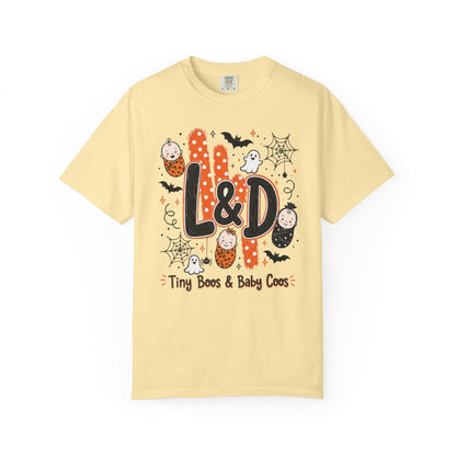 Labor and Delivery Nurse Halloween Sweatshirt or Comfort Colors Tee L&D Nurse Gift