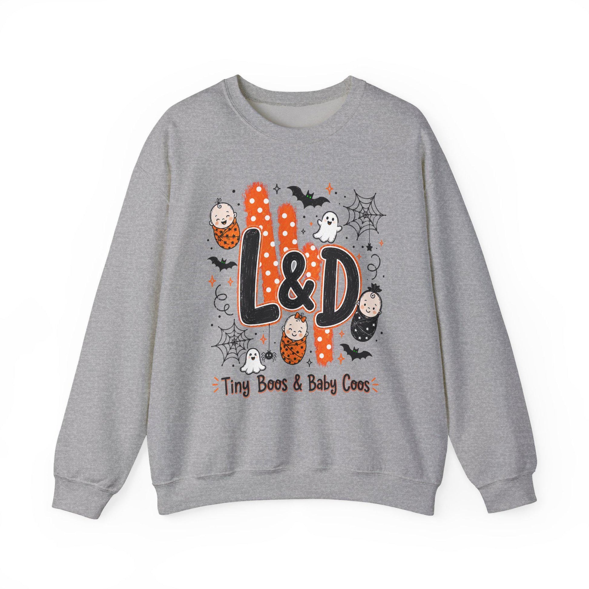 Labor and Delivery Nurse Halloween Sweatshirt or Comfort Colors Tee L&D Nurse Gift