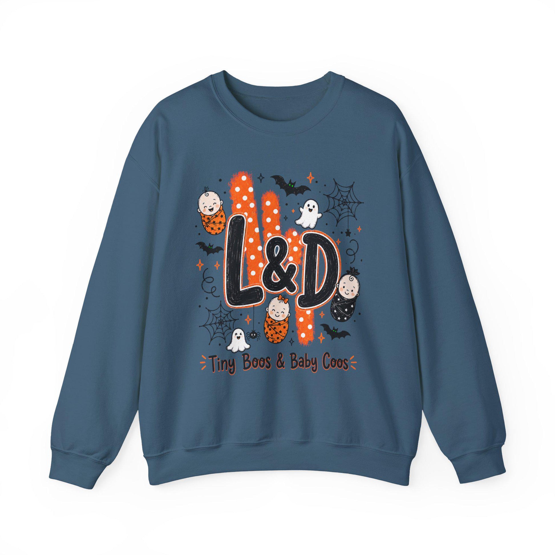 Labor and Delivery Nurse Halloween Sweatshirt or Comfort Colors Tee L&D Nurse Gift