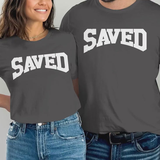 Saved Christian Shirt, Bible Stude Tee, Vacation Bible School, Faith in Jesus Shirt, Inspirational Gift for Men & Women, Group T-Shirts