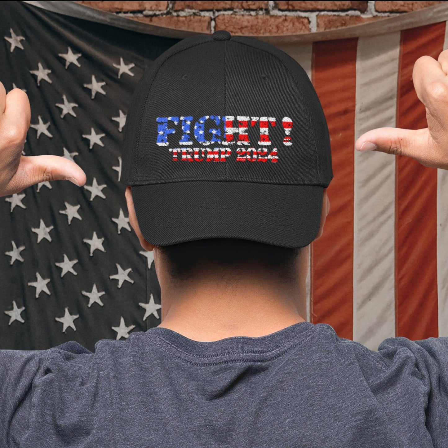 Trump 2024 Fight Hat - SBS T Shop