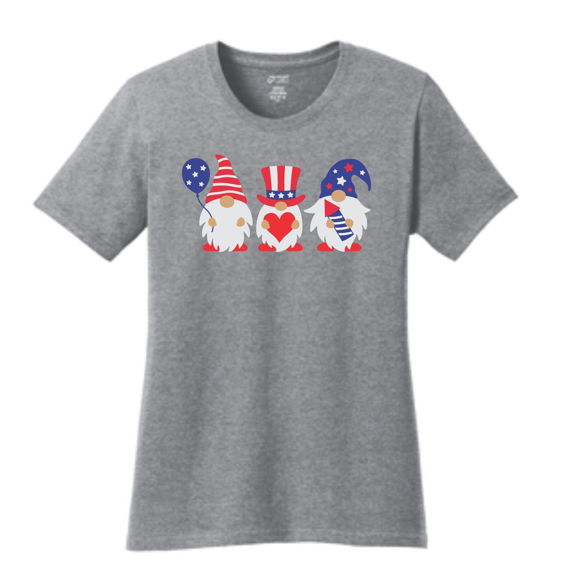 4th of July, Patriotic Gnomes T Shirt (Youth, Ladies or Reg T) - SBS T Shop