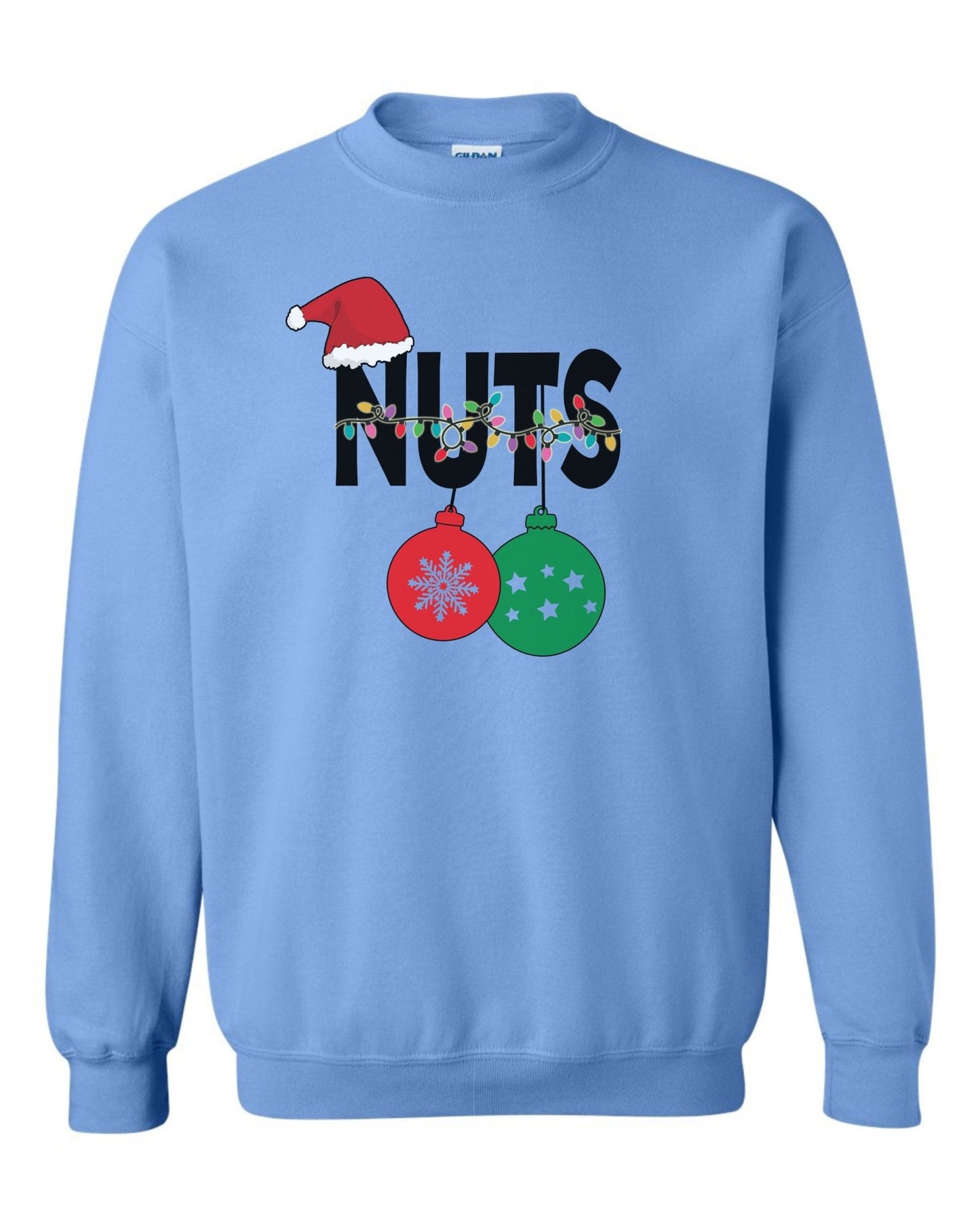 Chest and Nuts Christmas Couples Sweatshirt - SBS T Shop