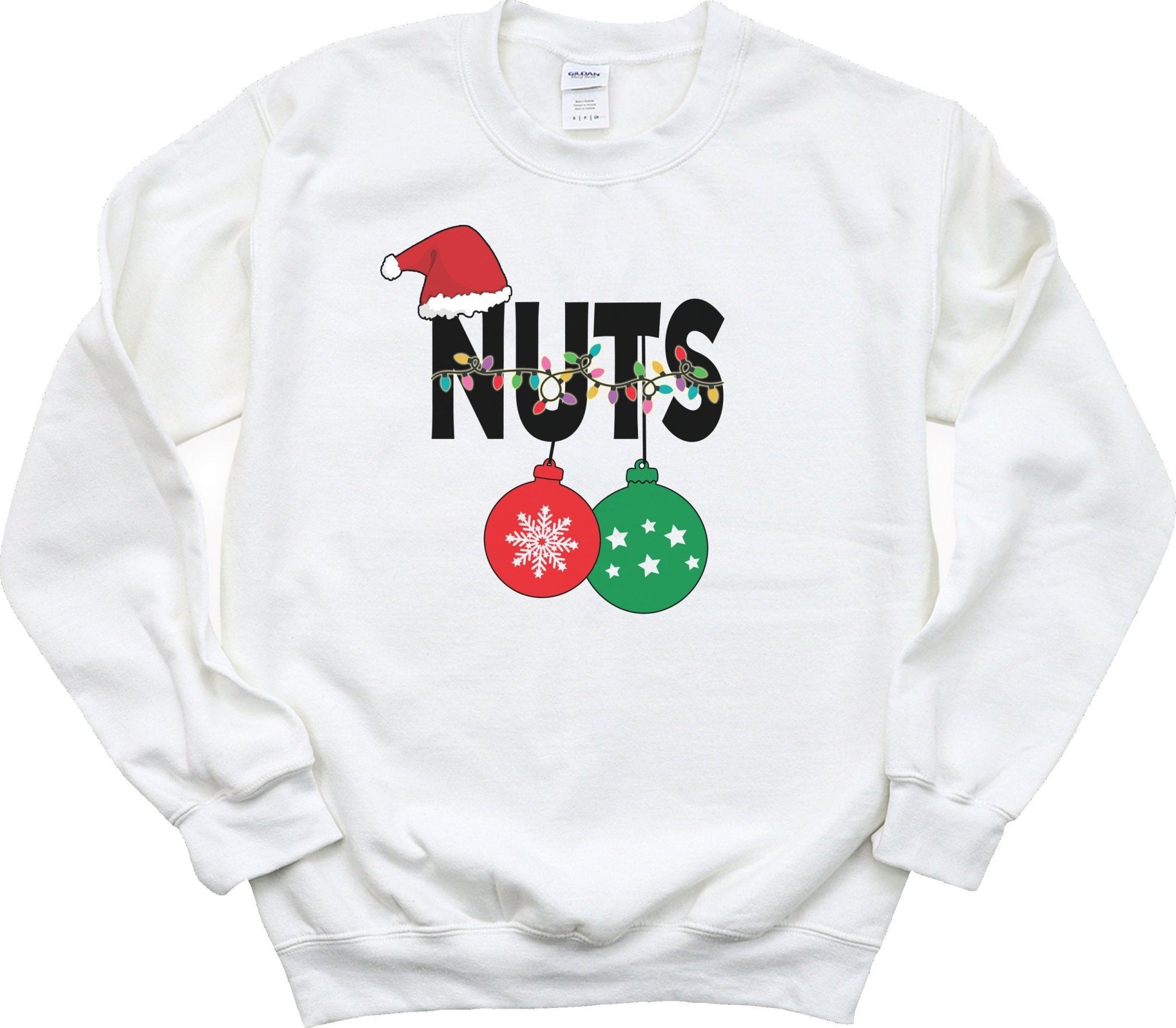 Chest and Nuts Christmas Couples Sweatshirt - SBS T Shop