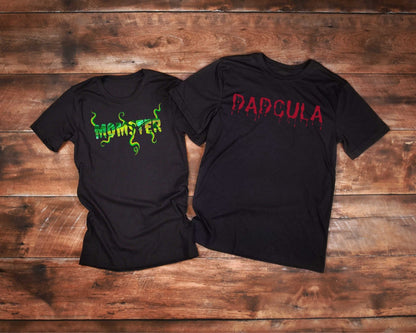 Dadcula Momster Matching Halloween shirt, Mom and Dad Halloween Gift, Couples Halloween tshirt, Dadcula t shirt, Momster tee - SBS T Shop