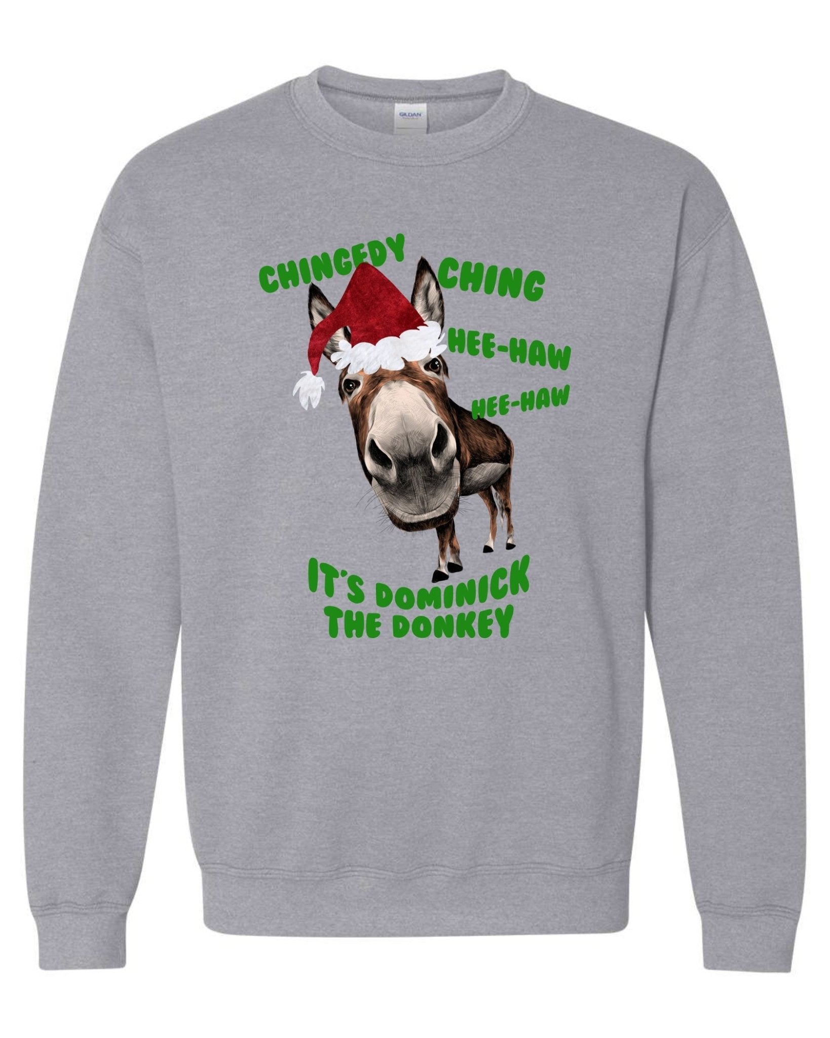 Dominick the Donkey Sweatshirt xmas sweatshirt italian christmas carol SBS T Shop