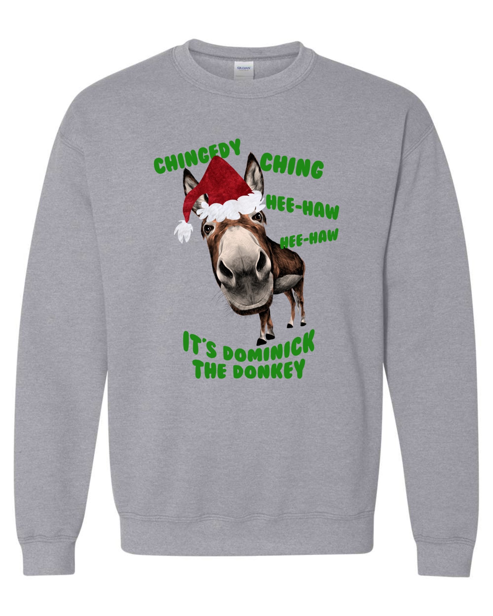 Dominick the Italian Christmas Donkey Sweatshirt - SBS T Shop