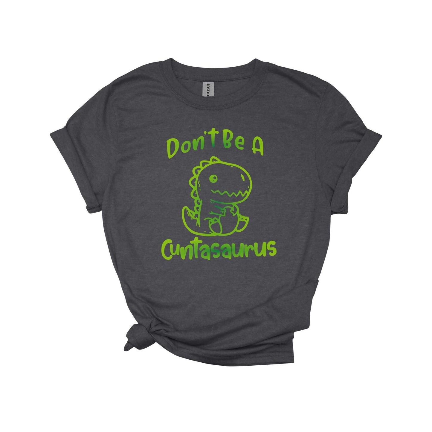 Don't be a cuntasaurus T Shirt, bitchy, asshole, inappropriate adult humor, cute dinosaur woman power pms shirt - SBS T Shop