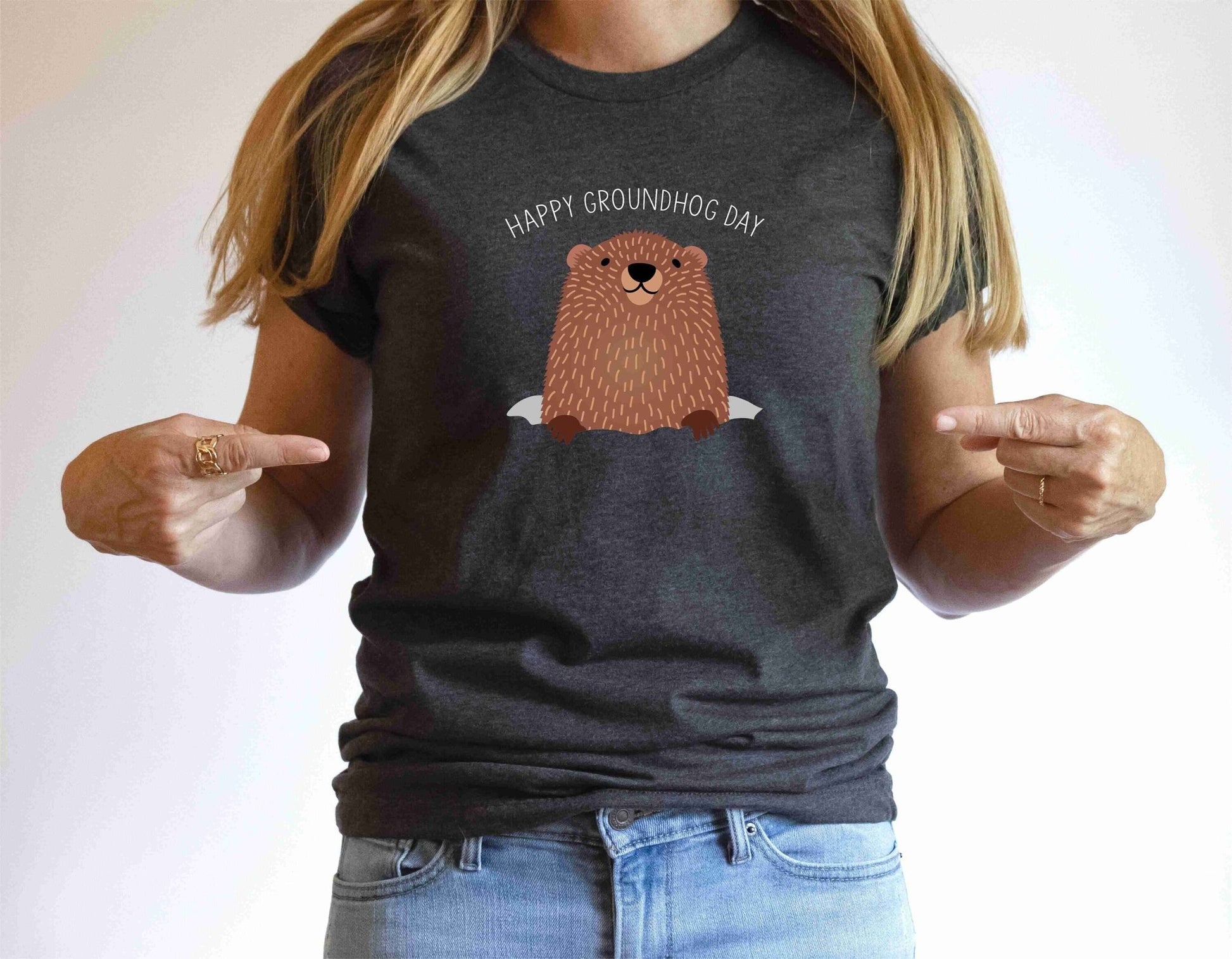 Groundhog Day T Shirt, Ground Hog Day, Woodchuck, Punxsutawney Phil - SBS T Shop
