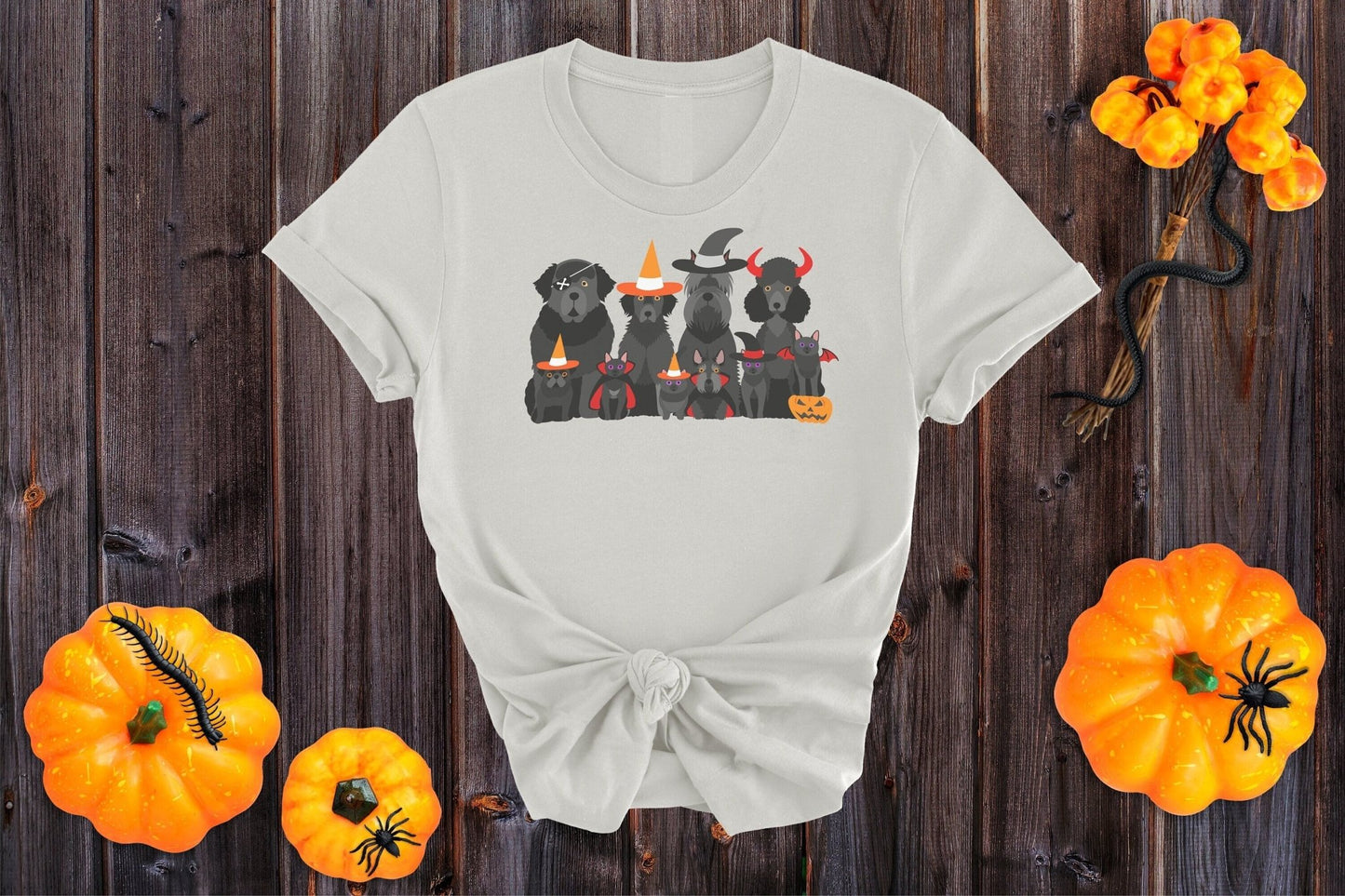 Halloween Dog shirt, Halloween Cat tshirt, Dog Pumpkin, Spooky Season apparel Fall tee, Ghost Dog Vampire Pirate Devil Bat Witch - SBS T Shop