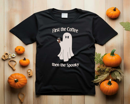 Halloween Ghost Coffee shirt, Pumpkin Spice Ghost Halloween Ghoul crewneck t shirt funny shirt, gift for her - SBS T Shop