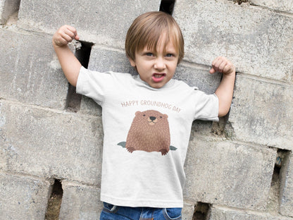 Happy Groundhog Day Kids Shirt Short or Long Sleeve - SBS T Shop