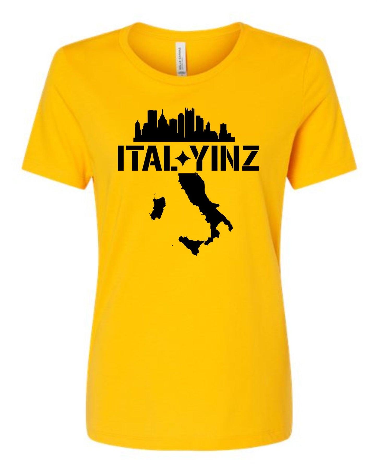 Ital Yinz Ladies Tshirt Pittsburghese For those Italian Pittsburghers - SBS T Shop