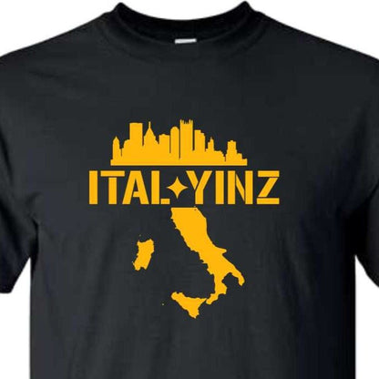Ital Yinz Pittsburghese For those Italian Pittsburghers T Shirt (Youth or Adult) - SBS T Shop
