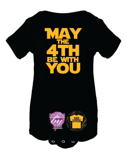 May the 4th be with you Infant Creeper, bodysuit, Funny, Baby gift - SBS T Shop