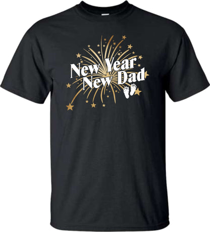 Pregnancy Reveal shirt, New Dad, New Year, First Time Dad, Pregnancy reveal to husband, going to be a dad shirt, Family surprise, New Years - SBS T Shop