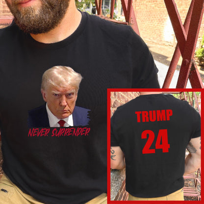 Trump Mug Shot Shirt, Trump 2024 t shirt Conservative tshirt plus size dad boyfriend husband gift for her - SBS T Shop